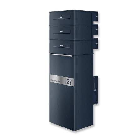 Metzler Paketbox mit 3 Briefkästen | Entnahme auf...