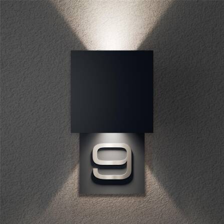 Metzler LED Hausnummer | Außenleuchte mit...