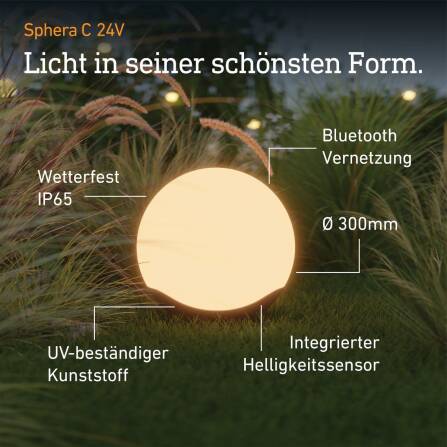 LED Kugelleuchte | Sphera C | 24V Garten-Lichtsystem