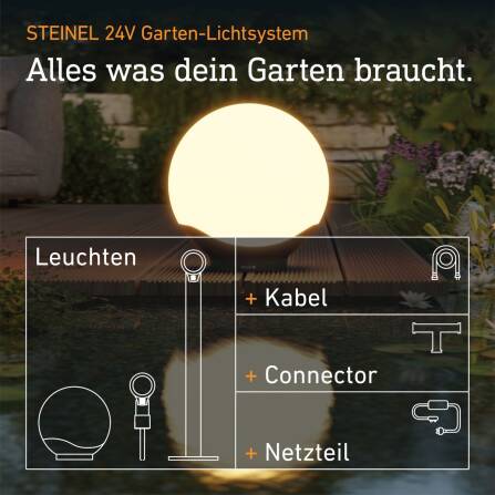 LED Kugelleuchte | Sphera C | 24V Garten-Lichtsystem