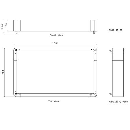 Metzler Wärmepumpenabdeckung | Verkleidung für Wärmepumpe modular erweiterbar | RAL 7016 Anthrazit