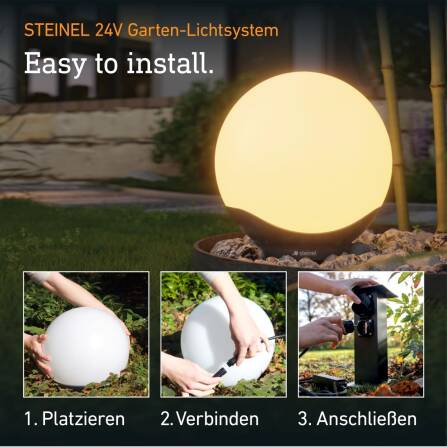 LED Kugelleuchte | Sphera C | 24V Garten-Lichtsystem | Starter-Set