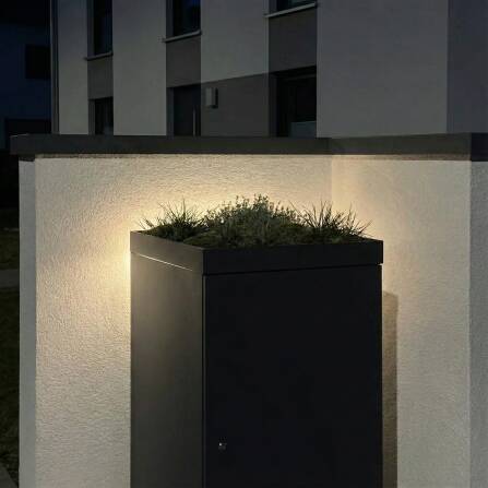 Metzler Indirekte LED-Beleuchtung für Mülltonnenboxen
