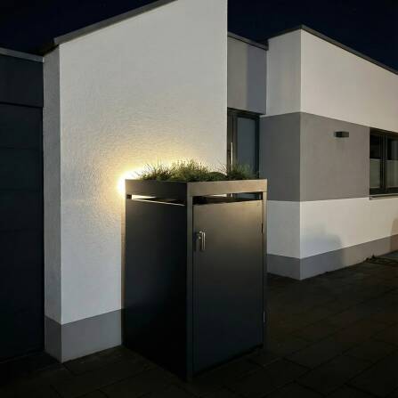 Metzler Indirekte LED-Beleuchtung für Mülltonnenboxen