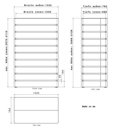 Metzler Wärmepumpenabdeckung | Verkleidung für Wärmepumpe | RAL 7016 Anthrazit