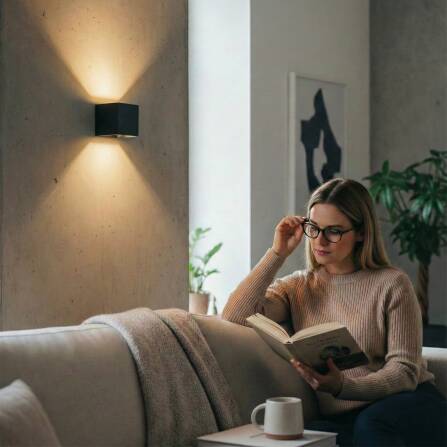 Metzler LED Wandleuchte Up-Down-Light | 6 Watt | LED...