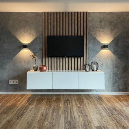 Metzler Lampe murale LED | Gris anthracite RAL 7016 | Up-Down-Light