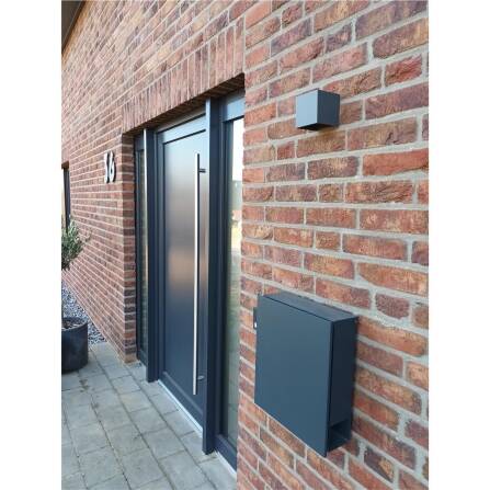 Metzler Lampe murale LED | Gris anthracite RAL 7016 | Up-Down-Light