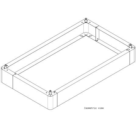 Metzler Modular erweiterbares Segment für die Wärmepumpenabdeckung | Anthrazit