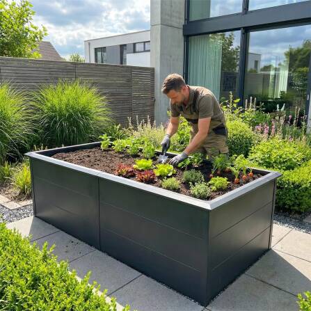 Metzler Hochbeet XL für den Garten | Mit...