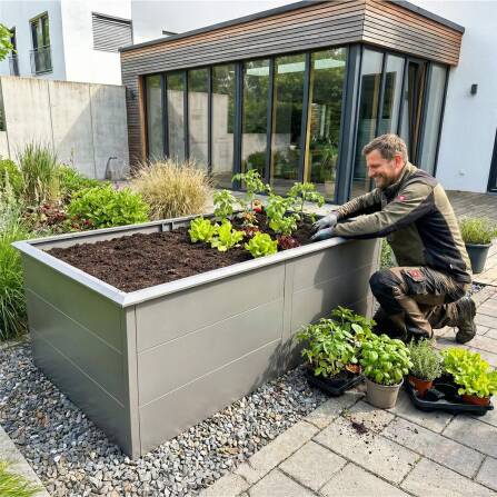 Metzler Hochbeet XL für den Garten | Mit...