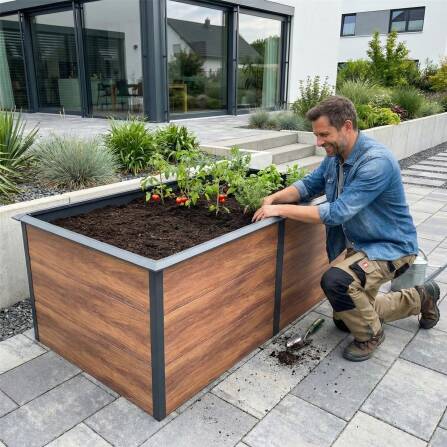 Metzler Hochbeet XL für den Garten | mit...