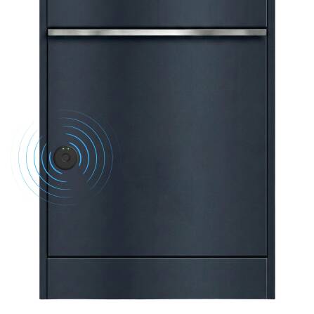 Metzler Smart Lock | Schloss für Paketbox mit Fingerprint, RFID & App