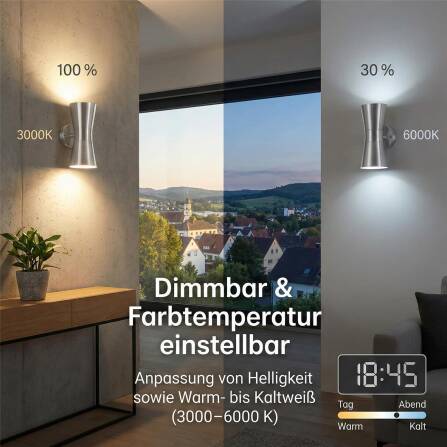 Metzler G9 LED-Leuchtmittel mit App-Steuerung | Glühbirne Dimmbar | 3000–6000 K