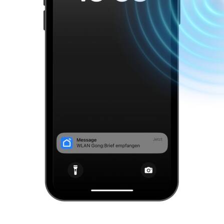 Metzler Zustellbenachrichtigung per App und Funk-Gong – passend zur Modellreihe Zivo mit einem Brieffach