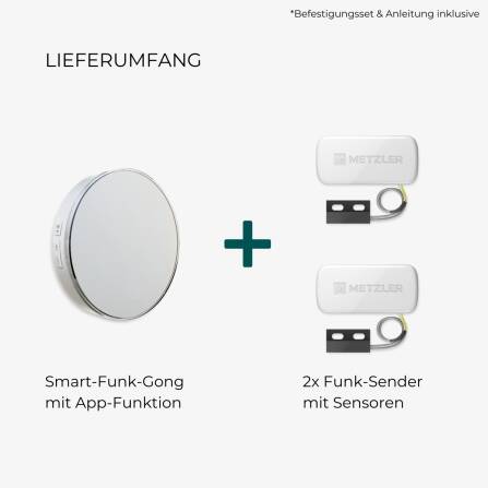 Metzler Zustellbenachrichtigung per App und Funk-Gong...