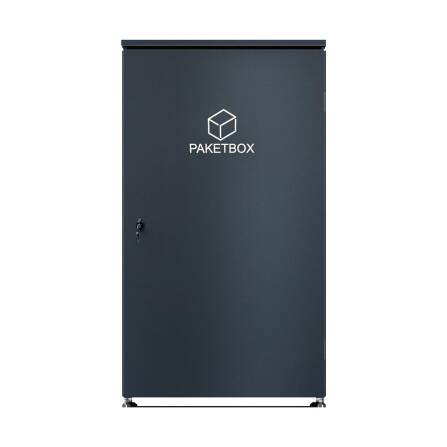 Metzler Paketbox | Extra großes Volumen | Höhenverstellbare Füße | Optionale Beschriftung | Anthrazit | Ben
