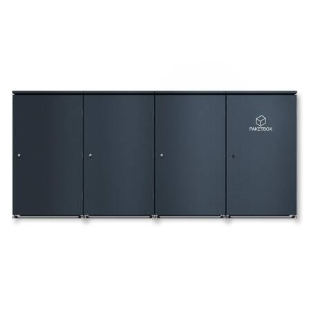 Metzler Mülltonnenbox | 3er mit Paketbox | Extra...