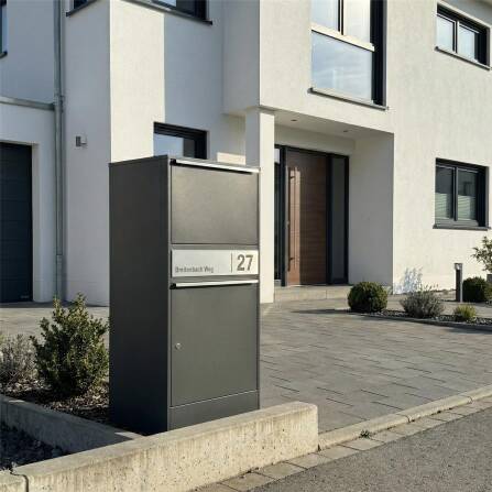 Metzler Paketbox | personalisiert mit Gravur | rostfrei | Eisenglimmer | Bispo 2