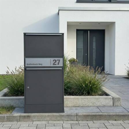 Metzler Paketbox | personalisiert mit Gravur | rostfrei | Eisenglimmer | Bispo 2