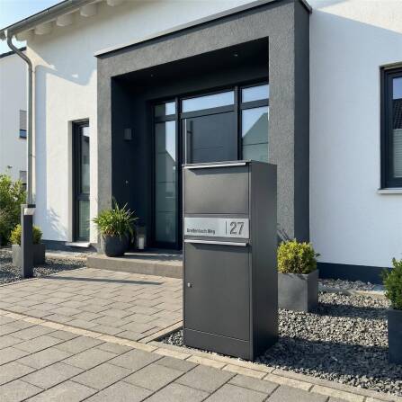 Metzler Paketbox | personalisiert mit Gravur | rostfrei | Eisenglimmer | Bispo 2