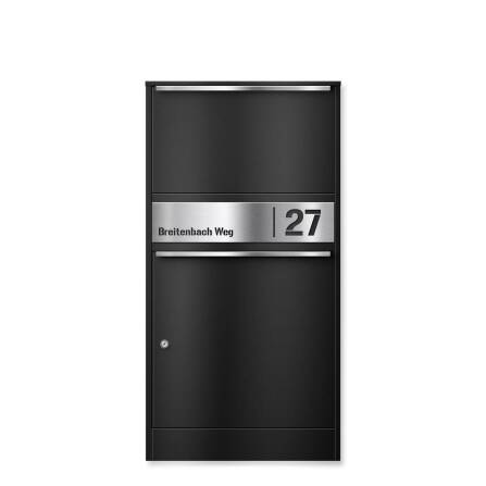 Metzler Paketbox | personalisiert mit Gravur | rostfrei | Schwarz | Bispo 2