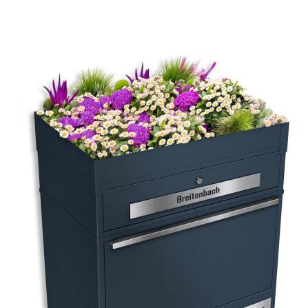 Metzler Pflanzdach für Ihre Paketbox | Dachbegrünung für Paketbriefkasten | für Modellreihe Bispo Max