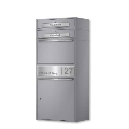 Metzler Paketbox XL mit 2 Briefkästen | Paketkasten...