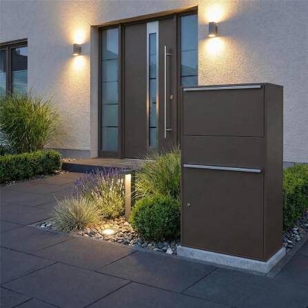 Metzler Paketbox XL | Paketkasten rostfrei | Eisenglimmer | Bispo Max