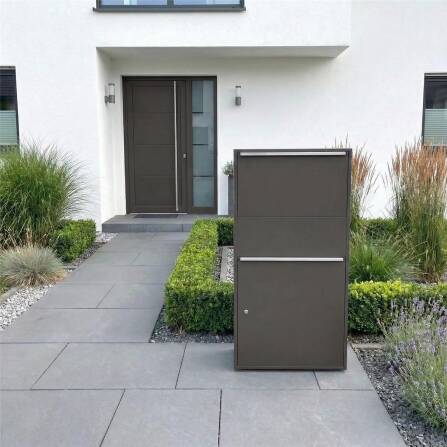 Metzler Paketbox XL | Paketkasten rostfrei | Eisenglimmer | Bispo Max