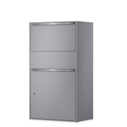 Metzler Paketbox XL | Paketkasten rostfrei | Grau | Bispo...