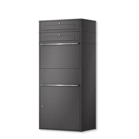 Metzler Paketbox XL mit 2 Briefkästen | Paketkasten...