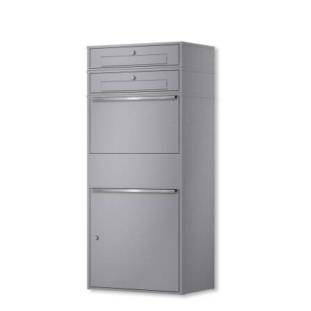 Metzler Paketbox XL mit 2 Briefkästen | Paketkasten...