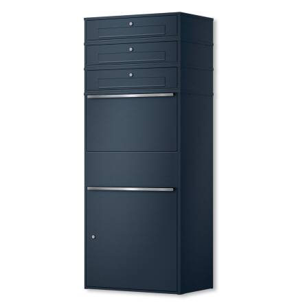 Metzler Paketbox XL mit 3 Briefkästen | Paketkasten...