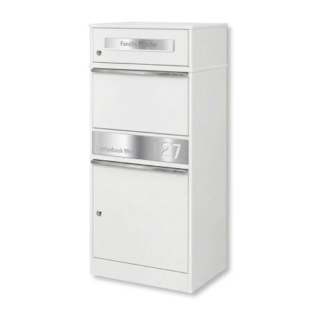 Metzler Paketbox mit Briefkasten | personalisiert mit...