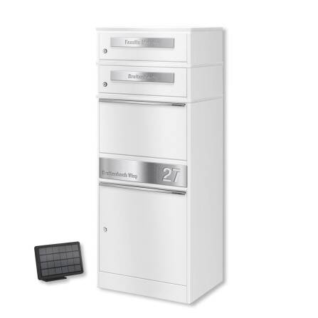 Metzler Paketbox mit 2 Briefkästen | LED |...