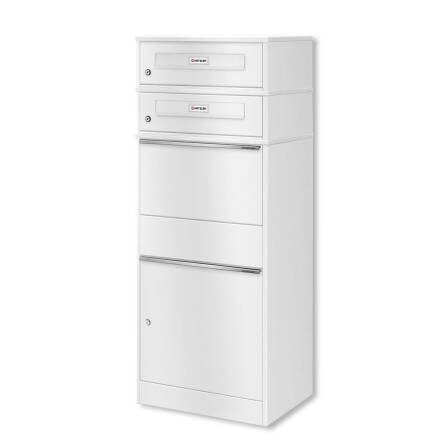 Metzler Paketbox mit 2 Briefkästen mit...