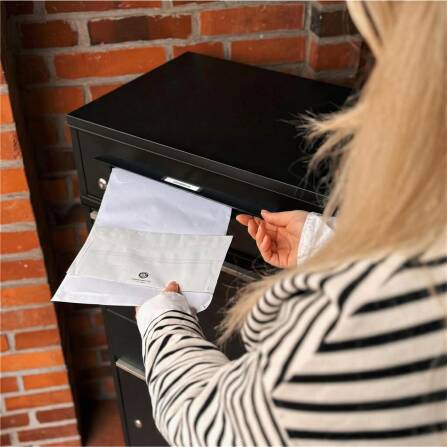 Metzler cassetta per pacchi con targhetta nominativa intercambiabile | per pacchi fino alla taglia M | Bispo RE