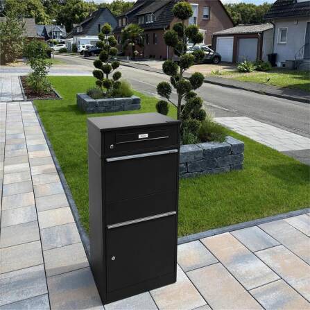 Metzler cassetta per pacchi con targhetta nominativa intercambiabile | per pacchi fino alla taglia M | Bispo RE