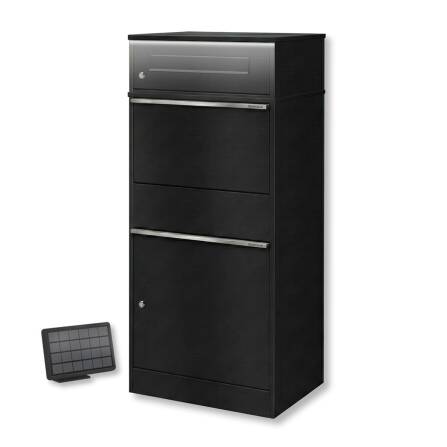 Metzler Paketbox mit Briefkasten | LED |  für Pakete...