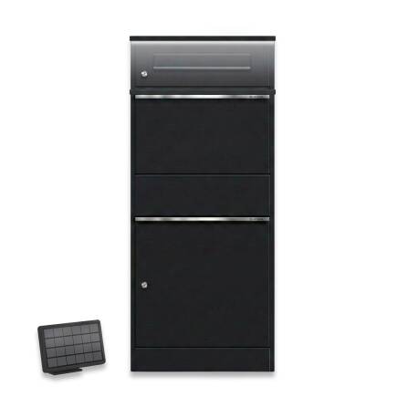 Metzler Boîte à colis et aux lettres | LED | LED | pour colis jusquà la taille M | Fente à lettres | Bispo