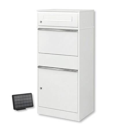 Metzler Paketbox mit Briefkasten | LED |  für Pakete...