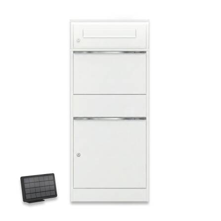 Metzler Cassetta delle Lettere e Box Pacchi con LED | Per Pacchi fino alla dimensione M | Bispo