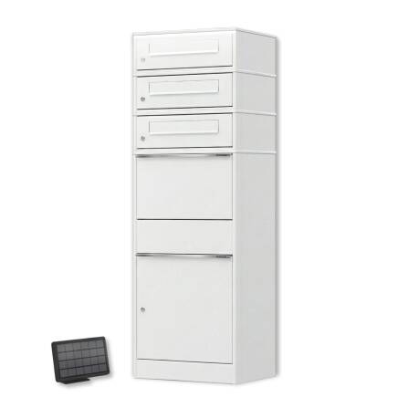 Metzler Paketbox mit 3 Briefkästen | LED |...