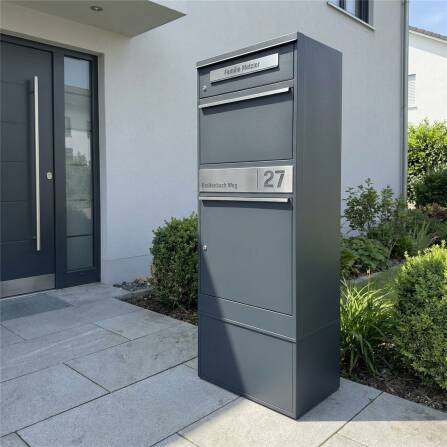 Metzler Paketboxständer für die Paketboxen Bispo und Zivo | Anthrazit