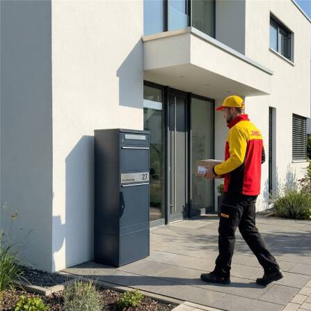 Metzler Paketboxständer für die Paketboxen Bispo und Zivo | Anthrazit