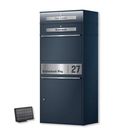 Metzler Paketbox XL mit 2 Briefkästen | LED  |...