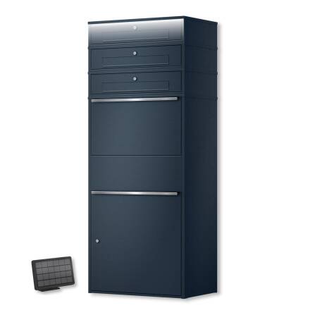 Metzler Paketbox XL mit 3 Briefkästen | LED | RAL...