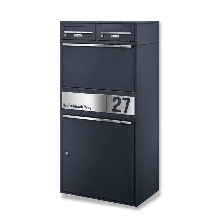 Metzler Paketbox XL mit zwei Briefkästen |...