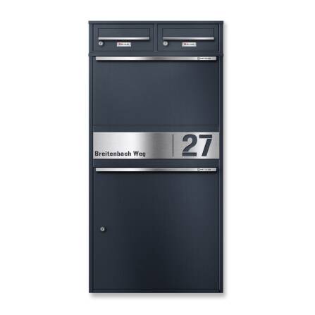 Metzler Paketbox XL mit zwei Briefkästen |...